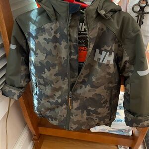 Helly Hansen Gray Camouflage Outerwear